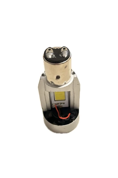 Motosiklet Kısa-Uzun Hüzmeli Bosch Tipi Soğutucu Fanlı Led Far Ampülü DC 8-80V 20W - 2
