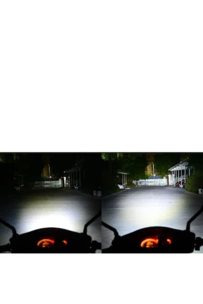 Motosiklet Kısa-Uzun Hüzmeli Bosch Tipi Soğutucu Fanlı Led Far Ampülü DC 8-80V 20W - 4