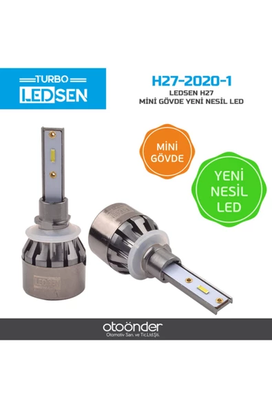 Sentinel Ledsen H27 Led Xenon Turbo Serisi 12v Mini Gövde Yeni Nesil Led - 3