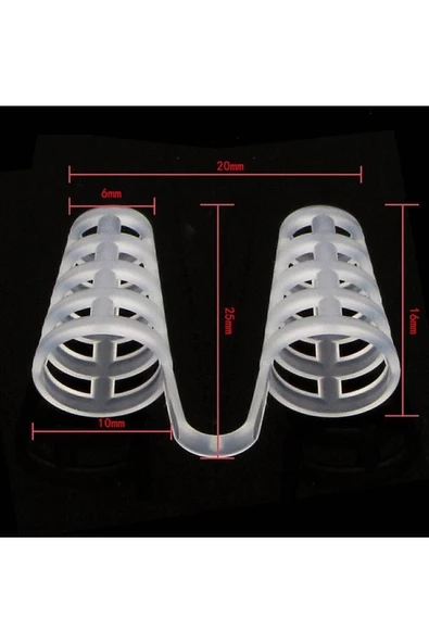 HT SAĞLIK Kafesli Horlama Önleyici Burun Yardımcısı Aparatı Horlamaya Son Horlama Kesici Aparat 2 Adet - Resim 5