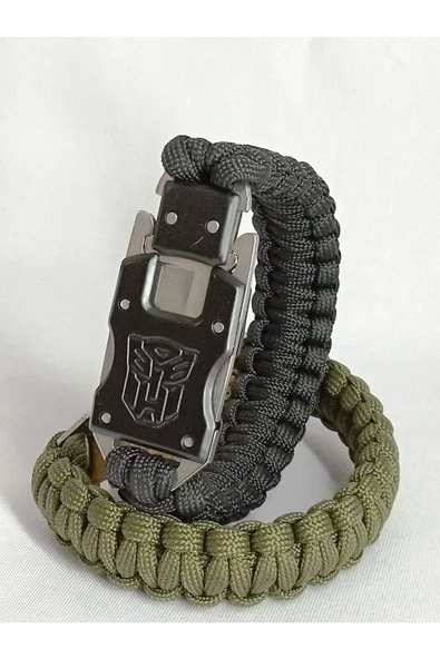 HT SAĞLIK OPTIMUS GRIM PARACORD BILEKLIK OUTDOOR HEDIYELIK GADDAR ürün görseli 1