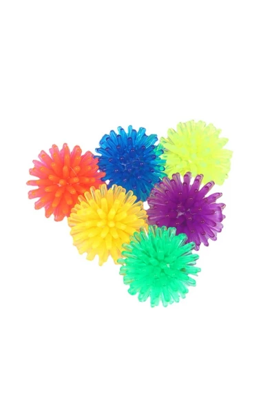 HT SAĞLIK 5 adet 2.5cm Yumuşak Parmak Duyu, Ayak Masaj, Yoga, Mini Masaj Topu - Resim 3