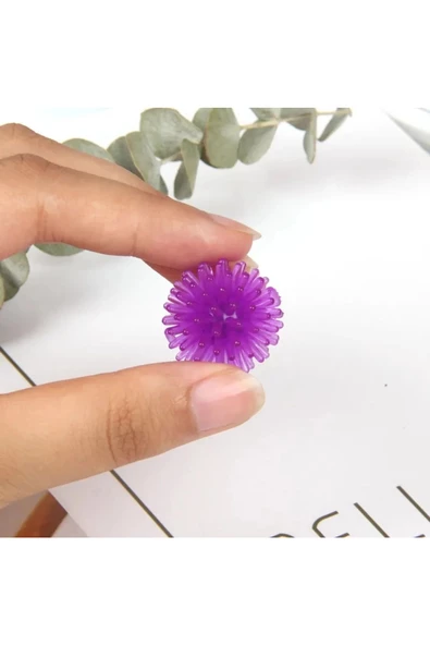 HT SAĞLIK 5 adet 2.5cm Yumuşak Parmak Duyu, Ayak Masaj, Yoga, Mini Masaj Topu - Resim 6