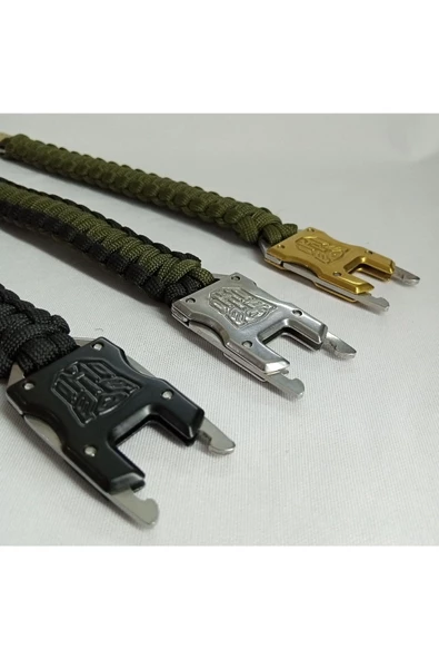 HT SAĞLIK OPTIMUS GRIM PARACORD BILEKLIK OUTDOOR HEDIYELIK GADDAR - Resim 3