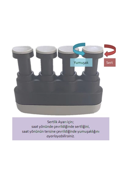 HT SAGLIK Neo-dıgı Sertliği Ayarlanabilir Parmak Egzersiz Aleti Sporcu Müzisyen Outdoor Parmak Rehabilitasyonu - 6