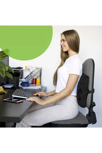 HT SAĞLIK Anatomik Otomobil Veya Sandalye/koltuk Bel Yastığı - Resim 2