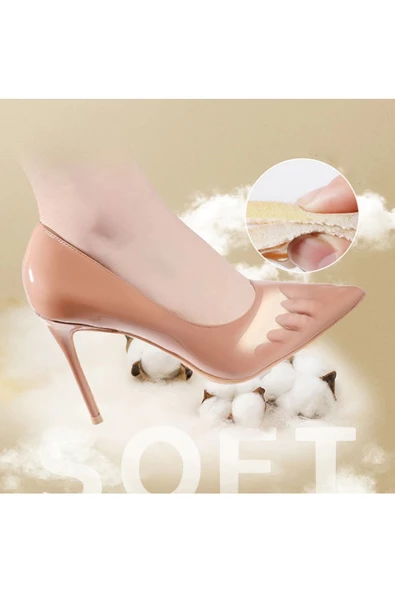 HT SAĞLIK Kadınlar için beş parmak ayak ön ayak pedleri nefes alabilen yüksek topuklu ayakkabı yastığı - Resim 2