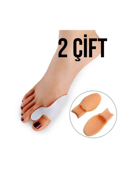 HT SAĞLIK Ayak Başparmak Bunyon Koruyucu Makaralı Set Koruma Aparatı 2 Çift Kampanya Indirim ürün görseli