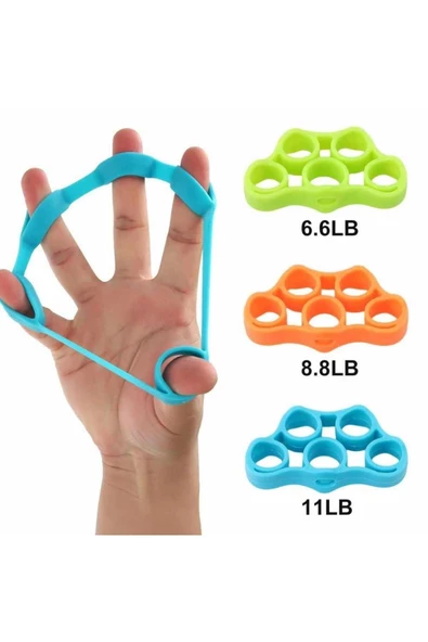 HT SAĞLIK Oval Parmak Egzersiz Direnç Lastiği ürün görseli 1