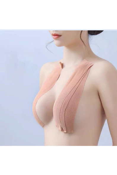 HT SAĞLIK Göğüs/sabitleyici Bandı-dikleştirici-dolguşlaştırıcı-dekolte-2 Adet/renk Siyah / Bej - Resim 4