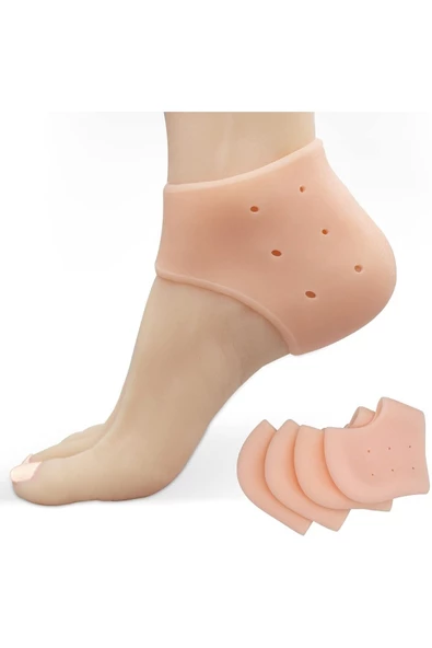 HT SAĞLIK Silikon Topuk Koruyucu Çorap - Topuk Çatlağı Gömleği - Resim 6