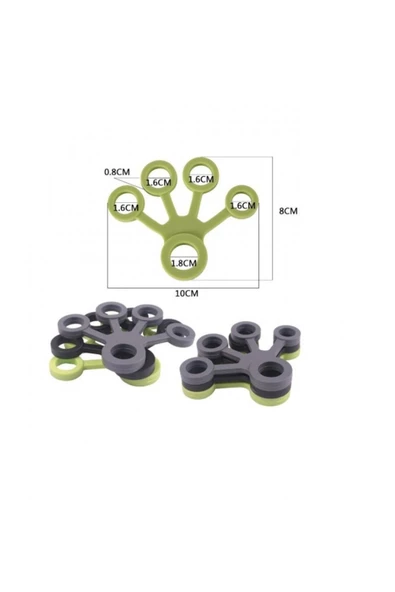 HT SAĞLIK 5 Parmak Egzersiz Lastiği - Extansor/flexor - Güç Beceri Stres - Resim 4