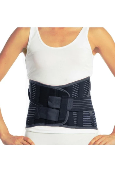 HT SAĞLIK Lumbostad Korse Çelik Balen Destekli  Kemerli - Resim 2