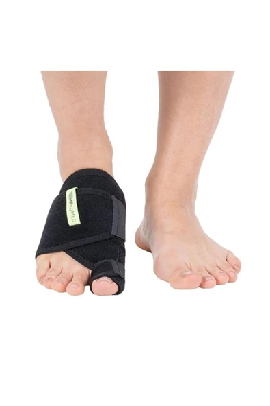 HT SAĞLIK Halluks Valgus Seti - Gece Ateli - Bunyon Koruyucu - Egzersiz Lastiği 4ü Bırarada - Sol - 4