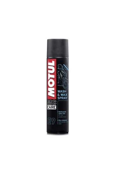 Motul E9 Temizleme Ve Parlatma Cilası Wash & Wax Spray 400 Ml.