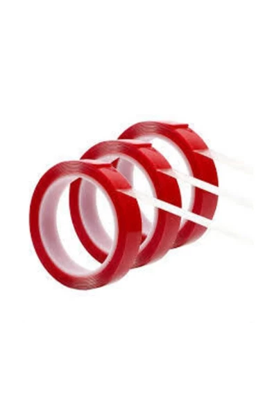 Car19 Akrilik Şeffaf Süper Güçlü Çift Taraflı Bant 10mmx5m