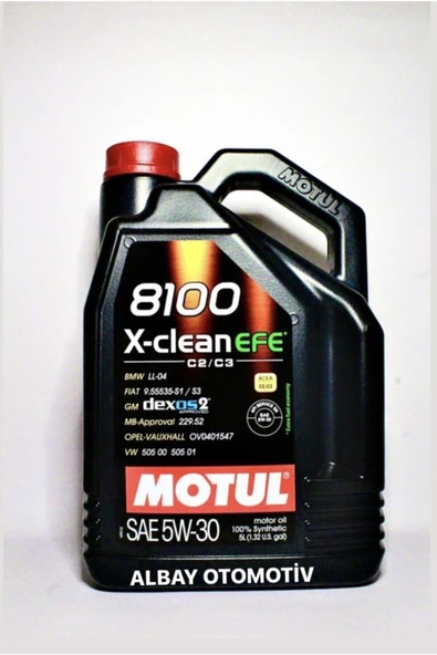 Motul Motul 8100 Efe 5w30 Motor Yağı 5 Lt Partiküllü