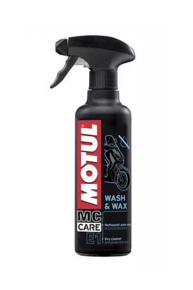 Motul Motul E1 Wash & Wax / Susuz Yıkama Ve Cila - 400 ml