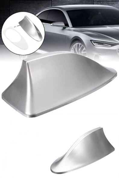 Car19 Elektrikli Her Araca Uygun Gri Shark Köpek Balığı Balina Tavan Anteni