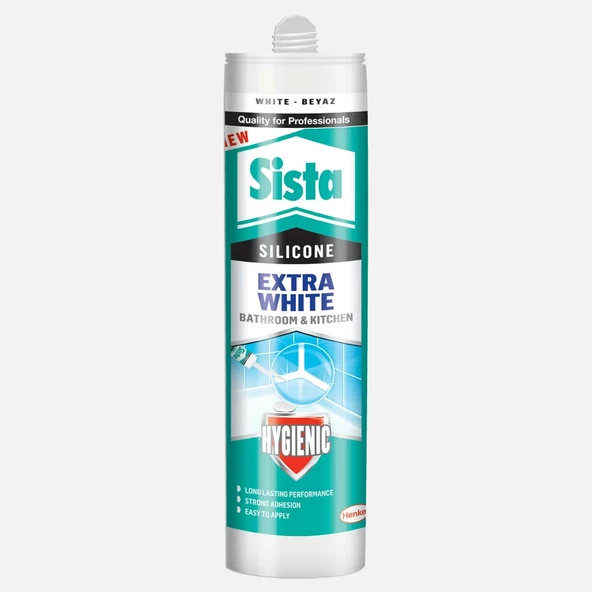 SİSTA EXTRA WHİTE SİLİKON BEYZ 280 ML