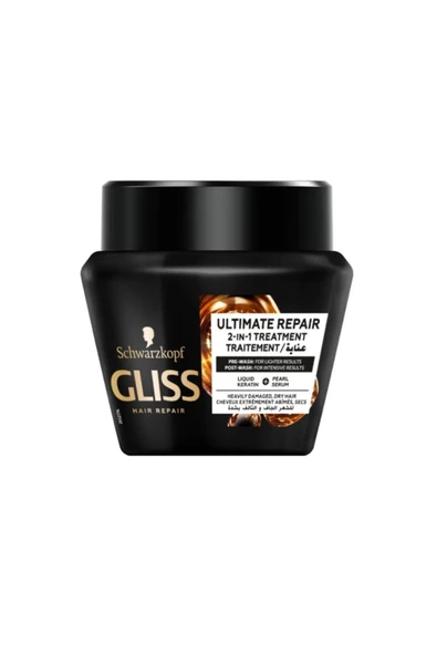 Schwarzkopf Gliss Ultimate Repair 2'si 1 Arada Maske 300ml