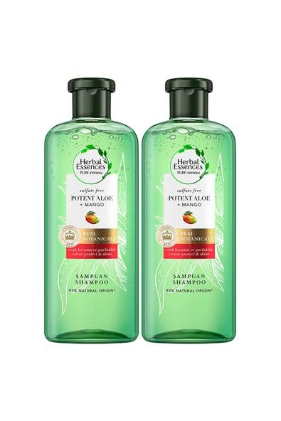 Sülfatsız Şampuan Aloe Gücü Mango 380 ml X 2 Adet