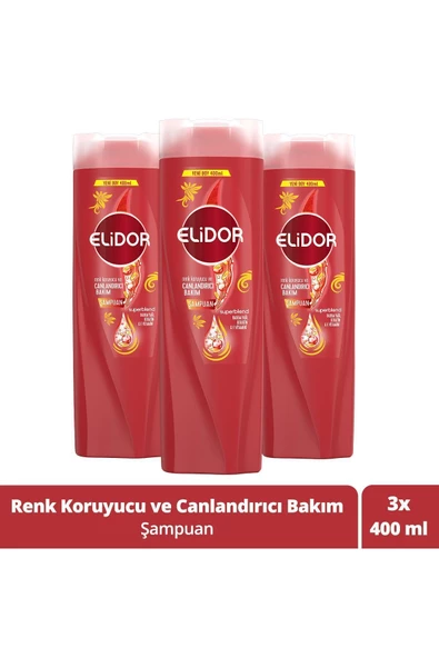 Superblend Saç Bakım Şampuanı Renk Koruyucu Ve Canlandırıcı Bakım 400 ml X3 Adet