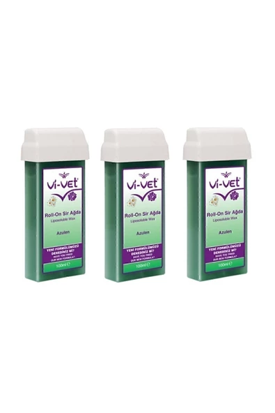 Vivet Roll-on Kartuş Sir Ağda Azulen 3 Adet 100 ml