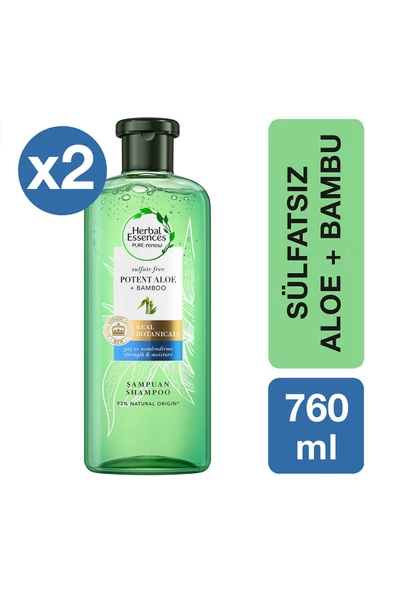 Sülfatsız Renk Koruma ve Nem Aloe + Bambu Şampuan 380 ml