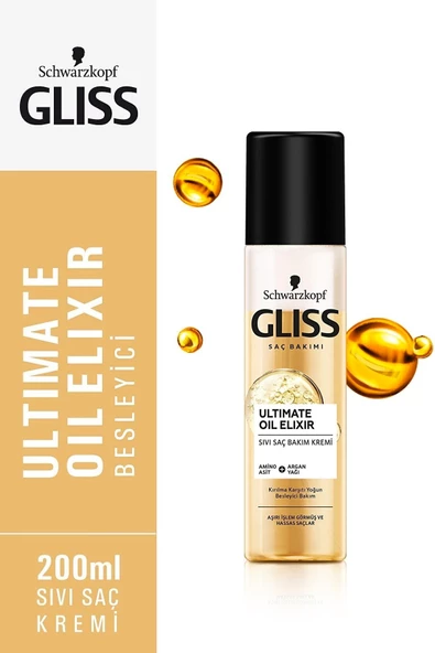 Ultimate Oil Elixir Besleyici Sıvı Saç Kremi 200ml