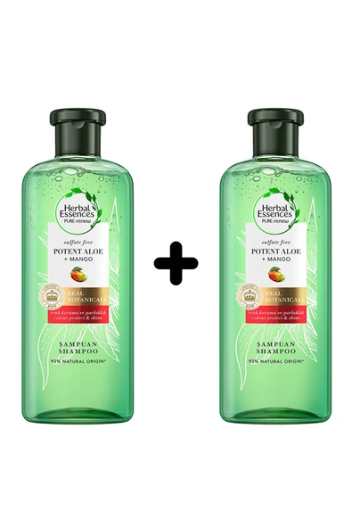 Sülfatsız Renk Koruma Ve Nem Aloe+ Mango Şampuan 2'li (2x 380 Ml)