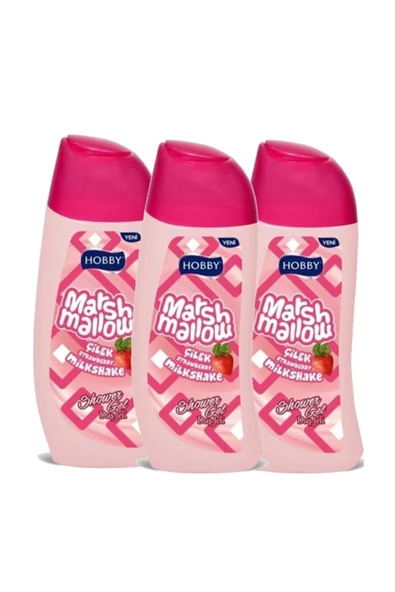 Marshmallow Çilek Duş Jeli 3x500 ml