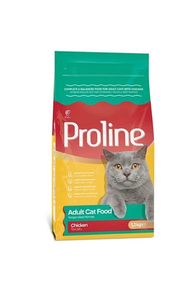 ProLine Sterilised Tavuklu Yetişkin Kısır Kedi Maması 1.2 Kg