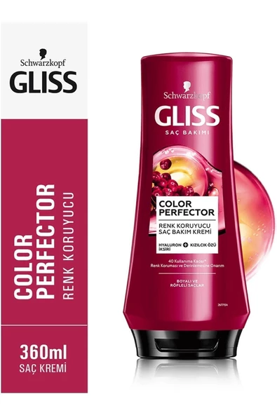 Color Perfector Renk Koruyucu Saç Bakım Kremi - Hyaluron İksiri Ve Kızılcık Özü İle 360 Ml