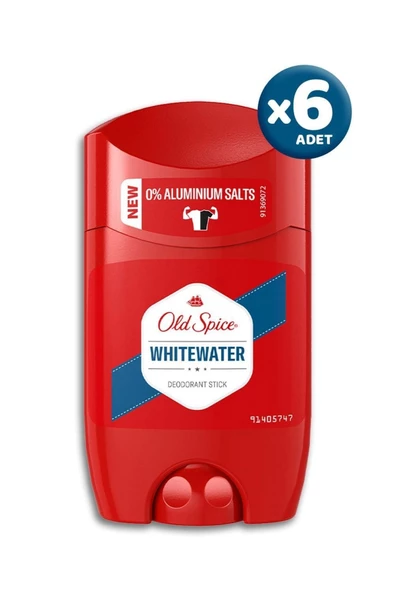 Whitewater Deodorant Stick 50 Ml - 6 Adet