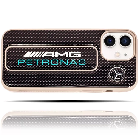 Apple IPhone 12 Uyumlu Mercedes AMG PETRONAS Formula1 Telefon Kılıfı