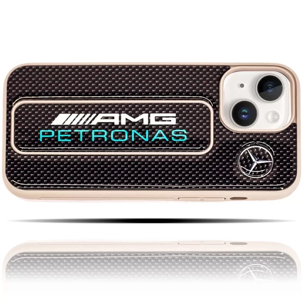 Apple IPhone 14 Uyumlu Mercedes AMG PETRONAS Formula1 Telefon Kılıfı