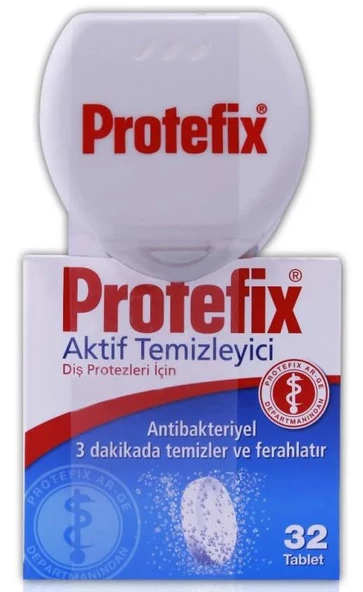 Protefix Diş Protezleri Temizleyici 32 Tablet