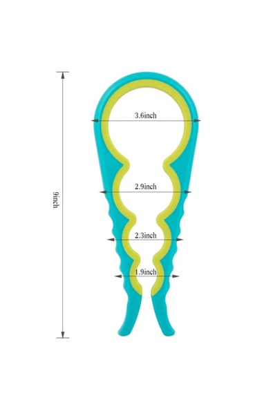 Silikon Konserve Kavanoz Şişe Kapağı Açıcı - Resim 3