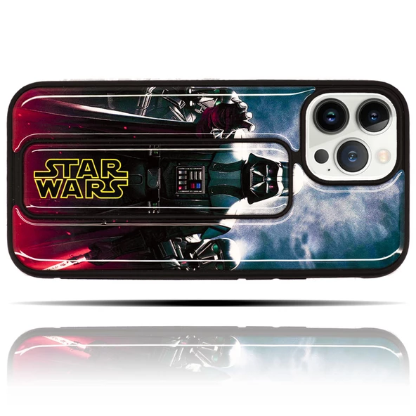 Apple IPhone 12 Pro Max Uyumlu Star Wars Darth Vader Yumuşak Silikon Telefon Kılıfı