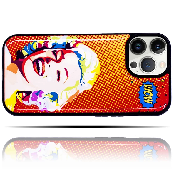 Apple IPhone 11 Pro Uyumlu Marilyn Monroe Pop Art Yumuşak Silikon Telefon Kılıfı