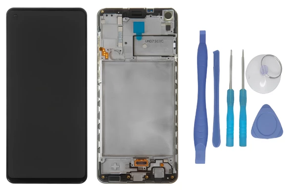 Samsung Galaxy A21s SM-A217 Lcd Ekran Dokunmatik Orijinal Kalite ÇITALI + TAMİR SETİ