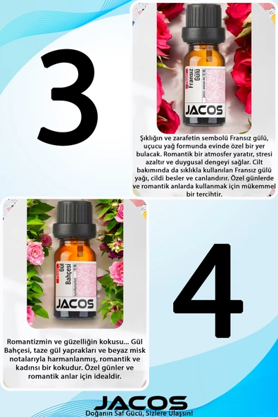 6'lı Ekonomi SET Esansiyel Uçucu Yağı Buhardanlık Difüzör Esansı Oda Kokusu - 3