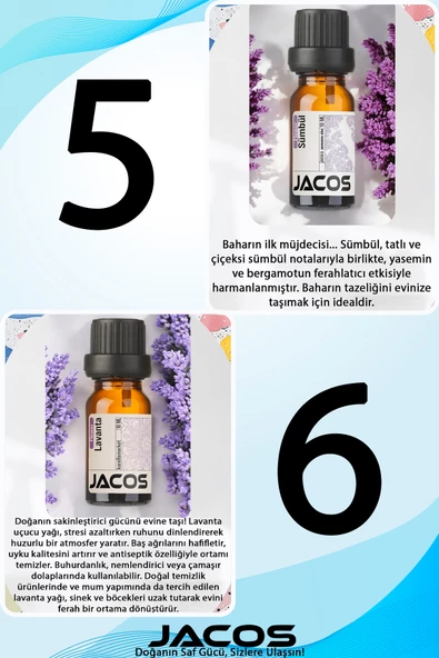 6'lı Ekonomi SET Esansiyel Uçucu Yağı Buhardanlık Difüzör Esansı Oda Kokusu - 4