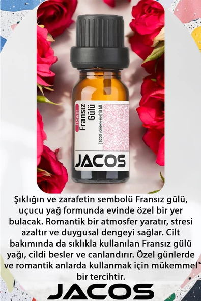 Fransız Gülü,Yağmur Ormanları Yasemin Esansiyel Uçucu Yağı Difüzör Esansı Oda Kokusu 3'lü SET - 2