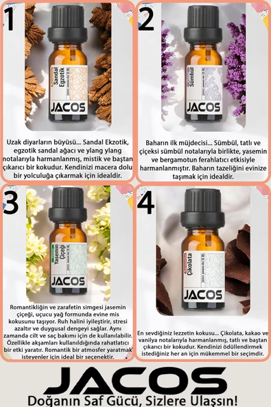 12'li Ekonomi SET Esansiyel Uçucu Yağı Buhardanlık Difüzör Esansı Oda Kokusu - 2