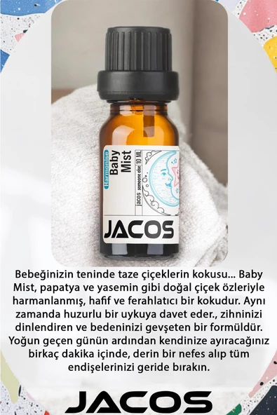 Lavanta,Baby Mist,Sandal Ağacı Esansiyel Uçucu Yağı Difüzör Esansı Oda Kokusu 3'lü SET - 3