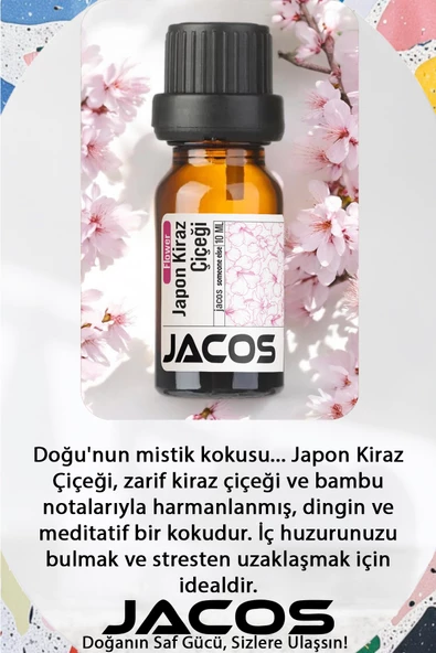 Japon Kiraz,Lavanta,Amber Esansiyel Uçucu Yağı Buhardanlık Difüzör Esansı Oda Kokusu 3'lü SET - 2
