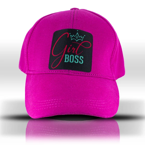 Girl Boss Patron Fuşya Pembe Beyzbol Kadın Şapka