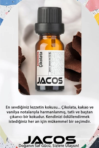 Lavanta,Sümbül ve Çikolata Esansiyel Uçucu Yağı Buhardanlık Difüzör Esansı Oda Kokusu 3'lü SET - 3